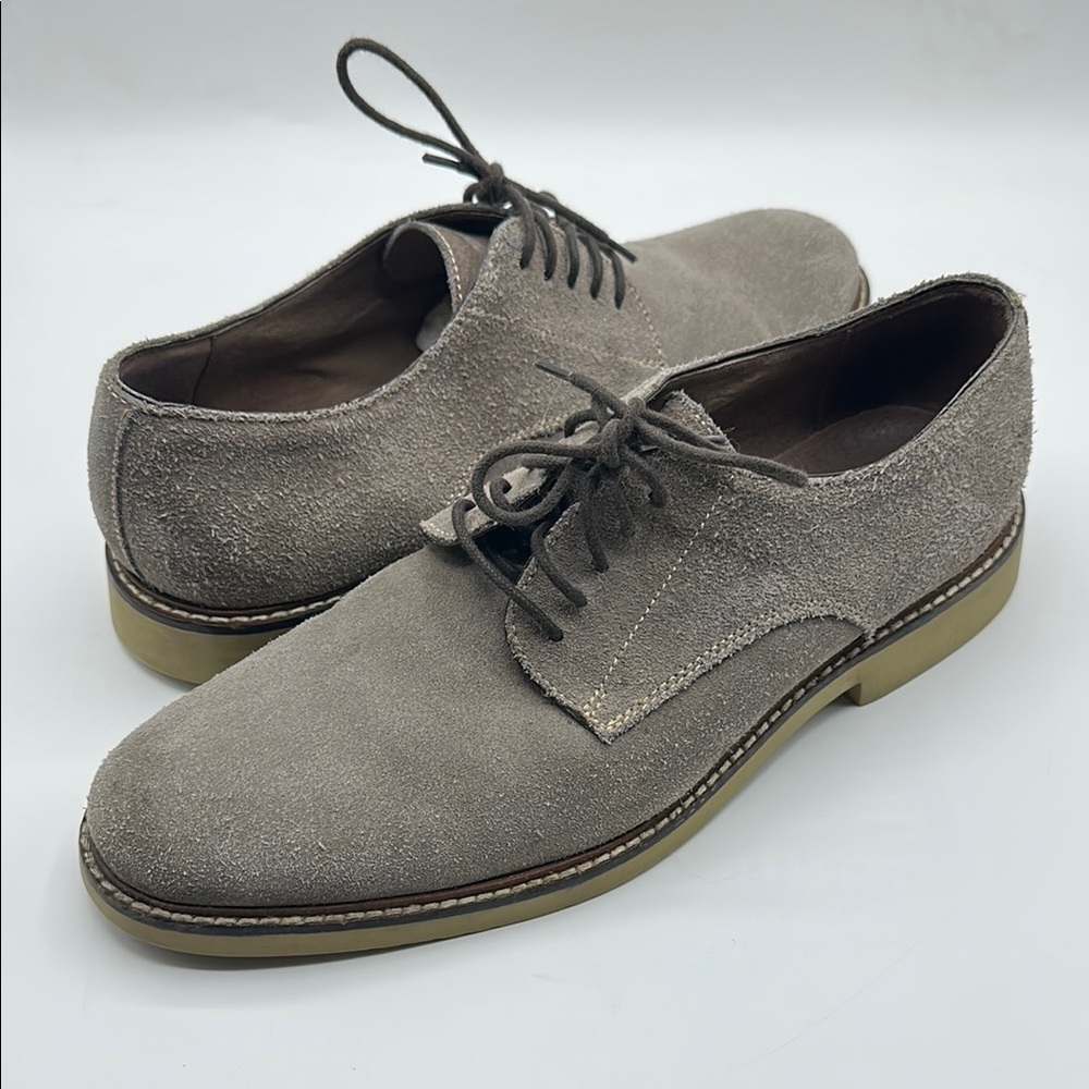 Banana Republic Gray Suede Lace-Up Shoes Men's Size 9